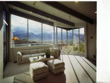 Photos by Ecological Architecture P.A. #8 living room addition to 1970 custom home, also lower level spa and garage addition.