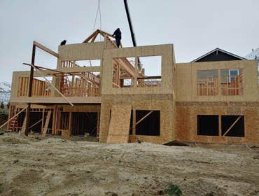 Orondo, WA - Lakehouse Addition Adding 4200 Sq Ft addition to existing 1400 sq ft home above 3 car garage in Orondo, WA