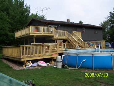 Four tier deck