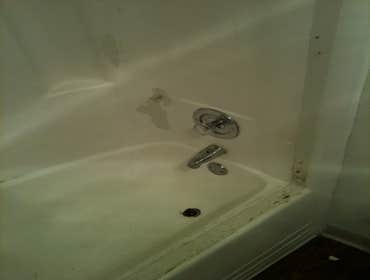 Tub and Shower Enclosure Reglaze Before and Afters This owner thought this tub was going to need replaced and was worried because they were on a budget