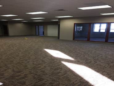 Credit Law Two story office building renovation located in Lee's Summit, Missouri. A portion of the floor was removed to allow the installation of an 