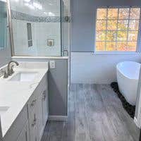 Full shot of bathroom