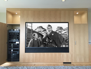Pasadena, CA - Control4 Control4 Home Automation System. Sony 85" TV with custom James Loudspeaker Soundbar