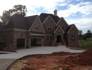 Project photos from Bass Electrical Services Electrical work on a new construction house.
