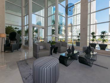 Furniture design at lobby