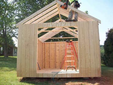 Sheds We can build you that shed size you need.