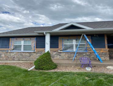 Photos by George Wood General Contracting & 6 inch seemless Gutters & Painting of All Types #1