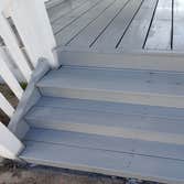 stairs installed and painted