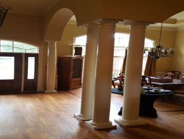 Large remodel project at a home in the Concord Hunt subdivision