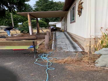Demolished Deck