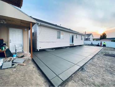 Photos by Lobitos Concrete #4 Always making sure our clients are satisfied with our job! We love what we do! Give us a call to make yours! You’ll love