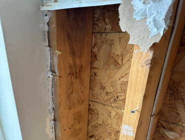 Water Mitigation This project was a roof leak the photos show initial inspection to post demo.
