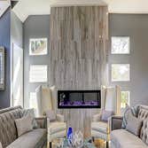 contemporary fireplace