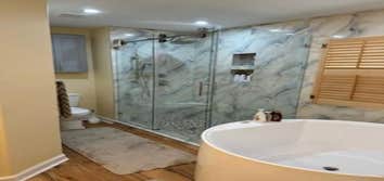 Photos by Cihan Home Improvements LLC #2 Full remodel of master bathroom
