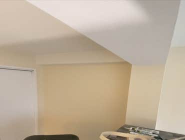 Dining area in living room
