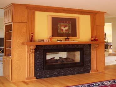 Kitchen/Great Room Fireplace