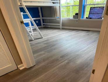 Photos by Pristine Construction #23 Removed carpet to add new flooring
