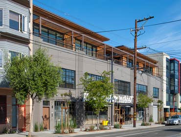 Mission Mixed Use Working closely with the client we adapted this mixed-use building to house the owner's family and their business, a reclaimed woodwo