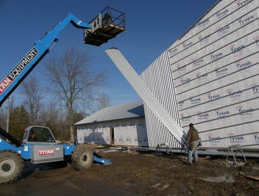 A Cottage gets a new foundation.