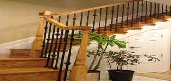 Custome storage under stairway