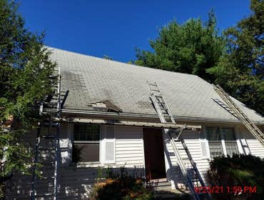 Photos by Property Care LLC #1 Roof replacement 16 pitch