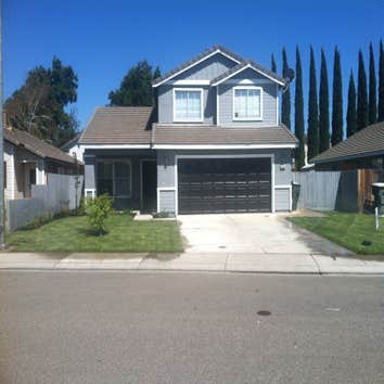California Crews Project Exterior Paint and front yard landscape.