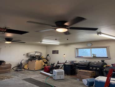 Photos by Dw Electrical Service LLC #1 Installation of Garage sub panel, ceiling fans, ceiling lights, outlets.