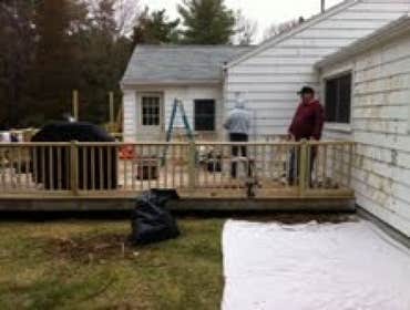 North Kingston Deck Railings added deck railings to an exsisting deck with handycap ramp railings as well.