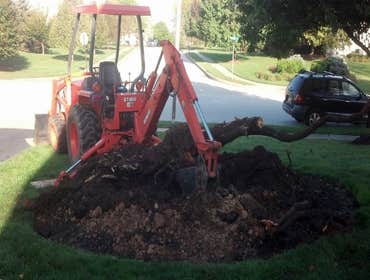 Backhoe service