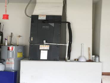 Air Handler install in garage
