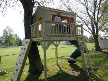 Princess tree fort