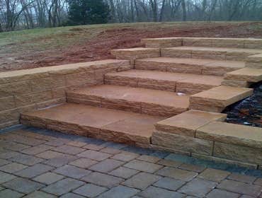 Seth Duncan Landscaping Project Installation of; walls, patios, pavers, water features, landscape deisgn & property maintenance.