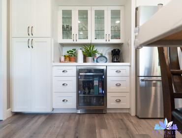 Photos by Serenity Remodeling #1 complete kitchen and dining room remodel with fireplace conversion