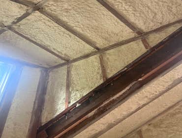 Photos by Ortiz Spray Foam Insulation, LLC #1 A combination of open and closed-cell spray foam was done in these projects. Clients were very happy wit