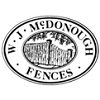 W.J. McDonough Fence Co logo