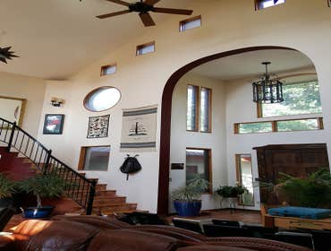 20' Arches and curve stairs
