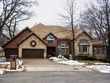 Curved Cedar Shingle Roof