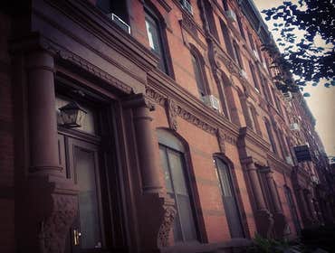 Town House Upper Manhattan Alteration work and addition to existing 3 family townhouse, IPE wood and concrete pavers roof deck and bulkhead