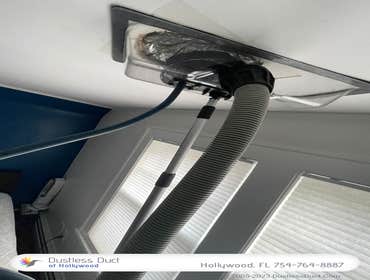 Photo(s) from Dustless Duct Air duct cleaning services in Hollywood, FL and surrounding areas.