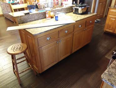 Photos by Strother Painting and Remodeling #17 Cabinets from stain to painted