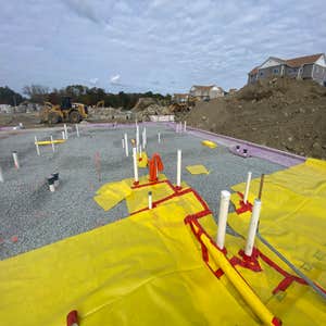 Photos by Pujols Management LLC Slab on grade