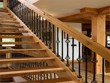 Reclaimed Wood Stairs