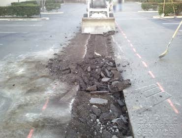 Asphalt Repiar This is a asphalt repair project that was performed by Empire Parking Lot Services in 2012. It included paving, seal coating, and parkin