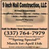 9 Inch Nail Construction logo