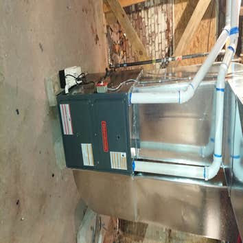 Projects by Dimatic Control Llc Furnish and Install furnace replacing existing in basement.