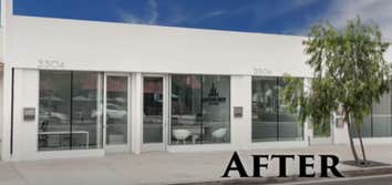 White building after painting