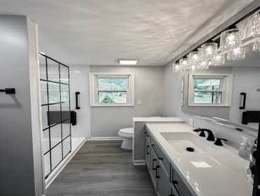 Photos by Legacy Design & Remodeling #1 Full bathroom remodel in Baltimore County MD