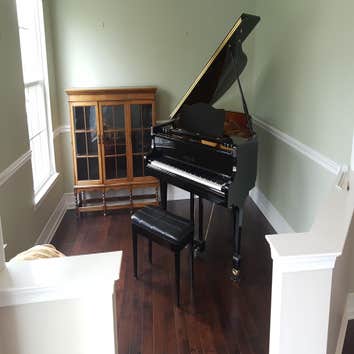 Photos from Dan Higgins Wood Flooring Johnson Renaissance series 3/4" X 4 3/4" Maple "Bourbon".