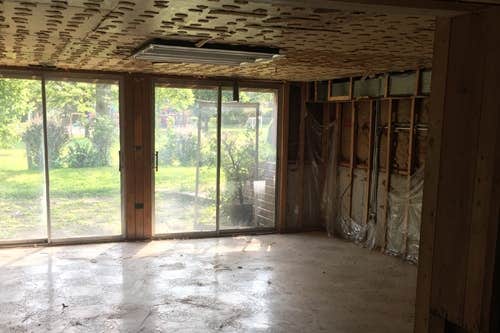 Family Entertainment Room Before