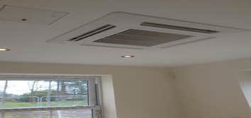 ceiling AC system intsallation